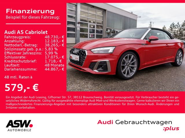 Audi A5 Cabriolet Sline 35TDI Stronic Navi Matrix RFK