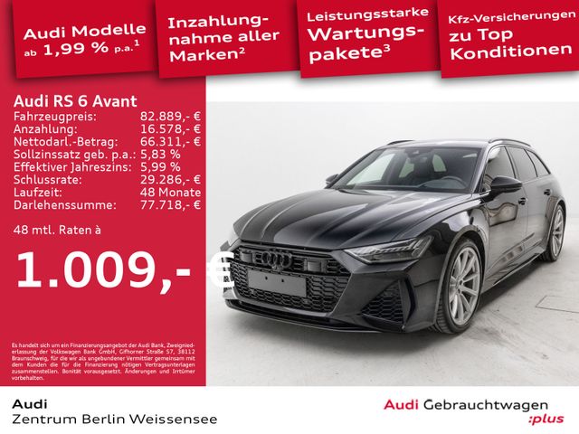 Audi RS 6 Avant 4.0 TFSI TIPT*QU*HUD*B&O*STANDHZ*360*