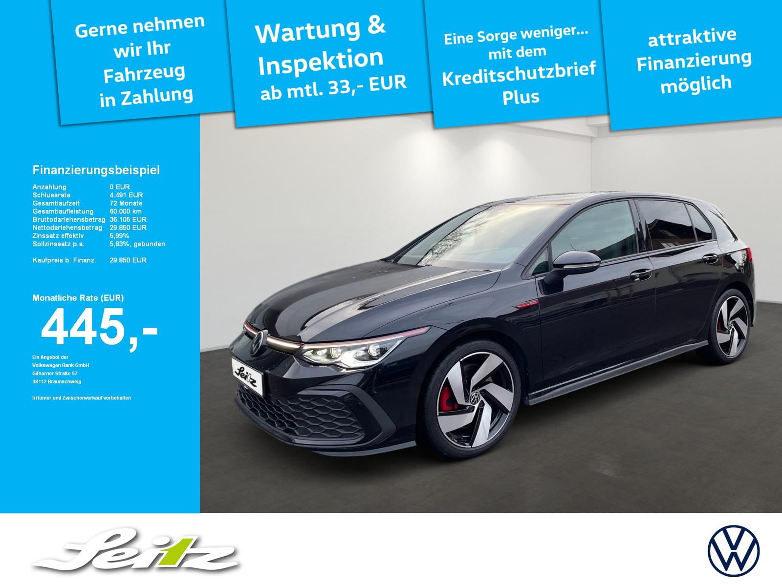 Volkswagen Golf VIII 2.0 TSI DSG GTI *HARMAN*MATRIX*PDC*