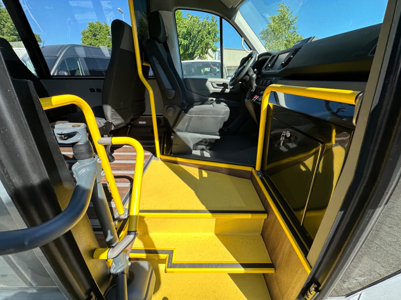 MAN TGE Elektro Linienbus 9 Sitz Dachklima Rollstuhl