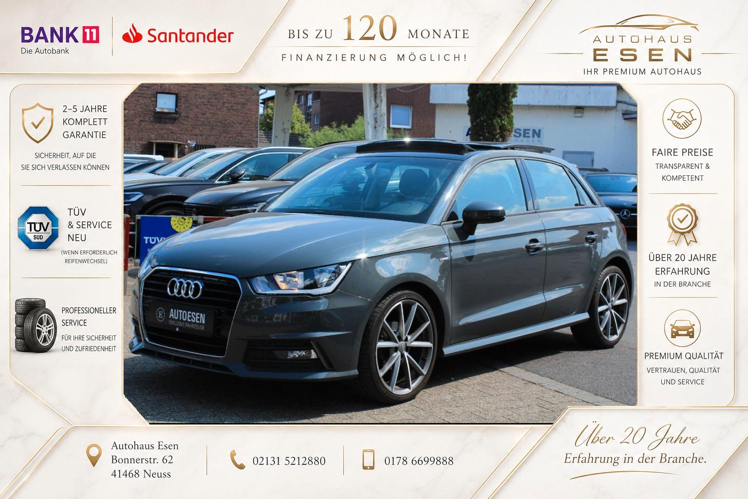 Audi A1 TFSI+S LINE SPORT+PANORAMADACH+Sportback