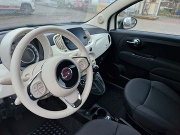 Fiat 500 Cabrio Verdeck rot