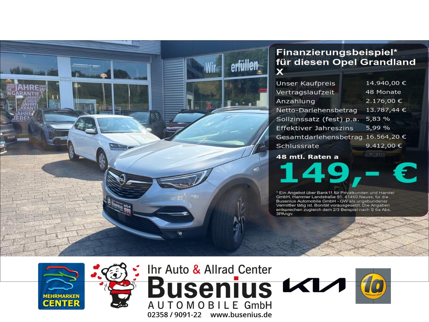 Opel Grandland X 1.2T Ultimate +SHZ+LED+Klima+360