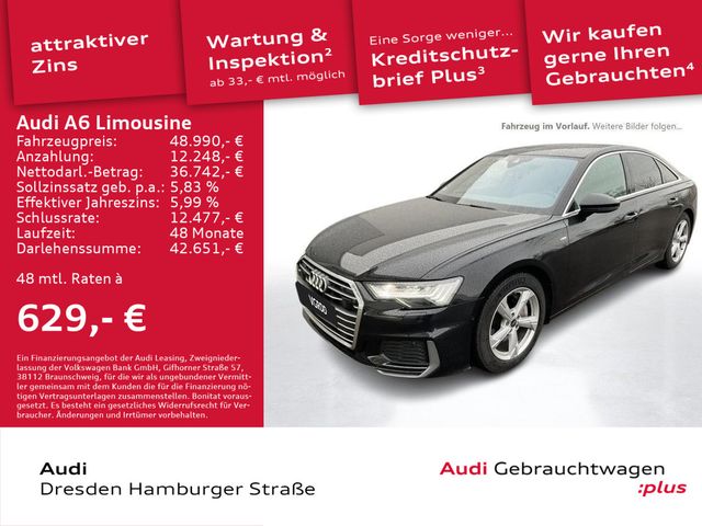 Audi A6 Limousine 45 TFSI sport quattro S line Matrix