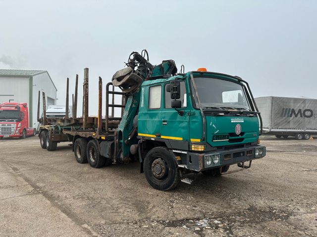 Tatra T 815 woodtransporter 6x6, crane+WILD  789+101