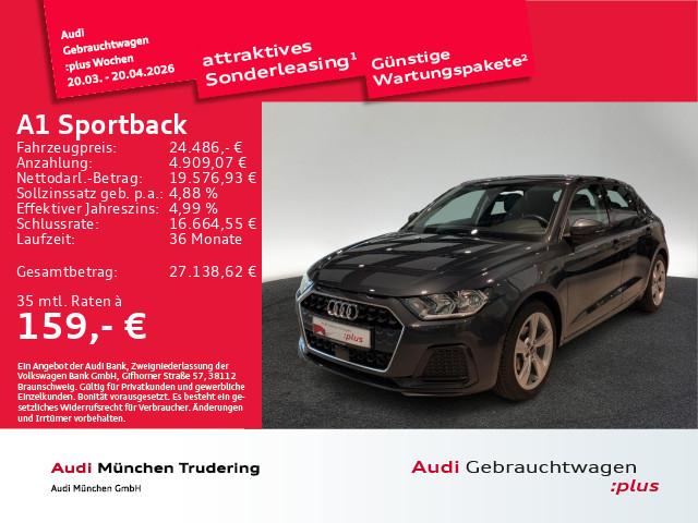 Audi A1 Sportback 30 TFSI S tronic  Advanced ACC/Virt