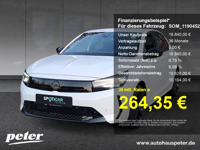 Opel Corsa F 1.2 Turbo GS Klimaautomatik Sitzheizung 