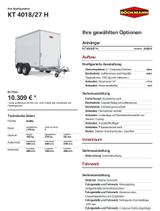 Böckmann KT 4018/27 H mit Heckrampe 4,00 m - Böckmann LKWs