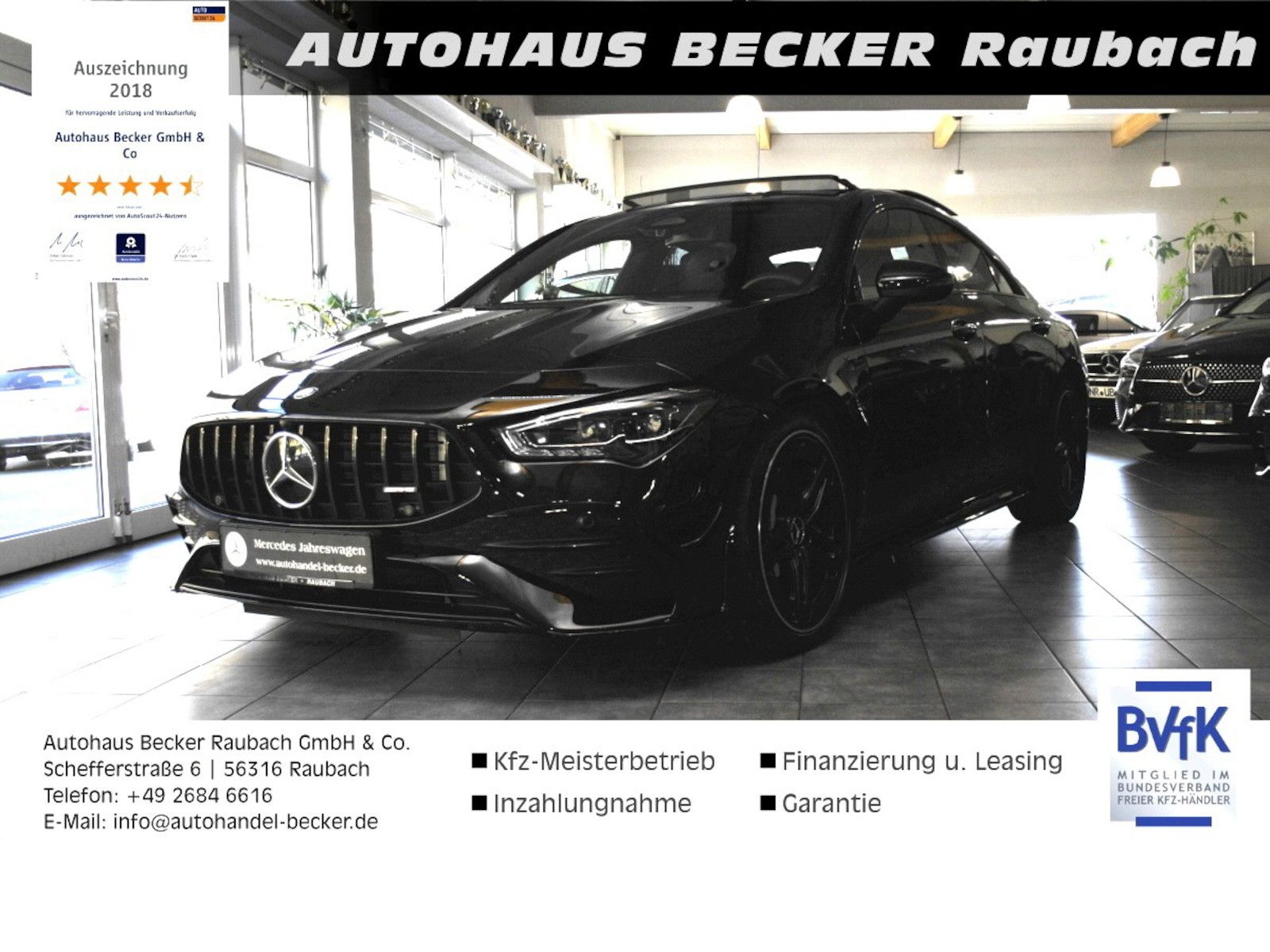 Fahrzeugabbildung Mercedes-Benz CLA 35 AMG 4M *Night II*Burmester*Aerodynamic