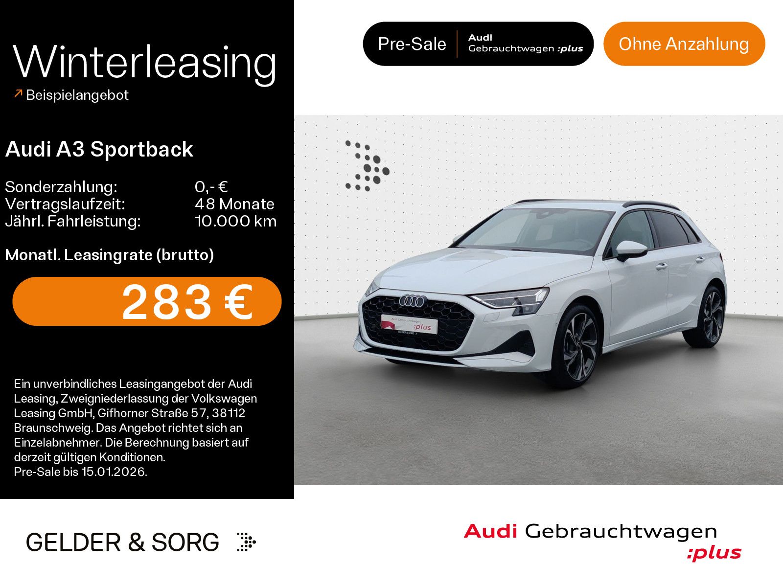 Audi A3 Sportback 30 TDI advanced HuD*Sonos*LED*EPH+