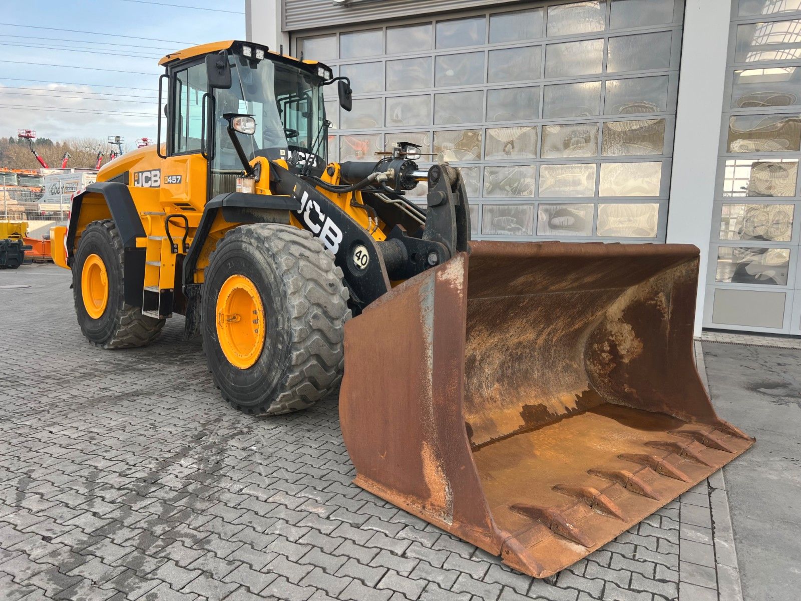 Fahrzeugabbildung JCB 457 ZX T4F / 3.246 h / 2016 / Waage mit Drucker