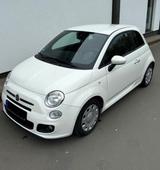 Fiat 500s TwinTurbo Motor (Vollleder) - weiße Fiat 500S