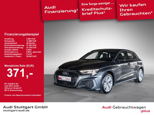 Audi A3 Sportback 40 TFSI e S line LED HeadUp virtCo