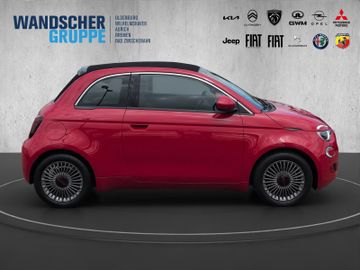 Fiat 500 e Cabrio Red +SHZ+SoundSys+SpurH+Winterp.