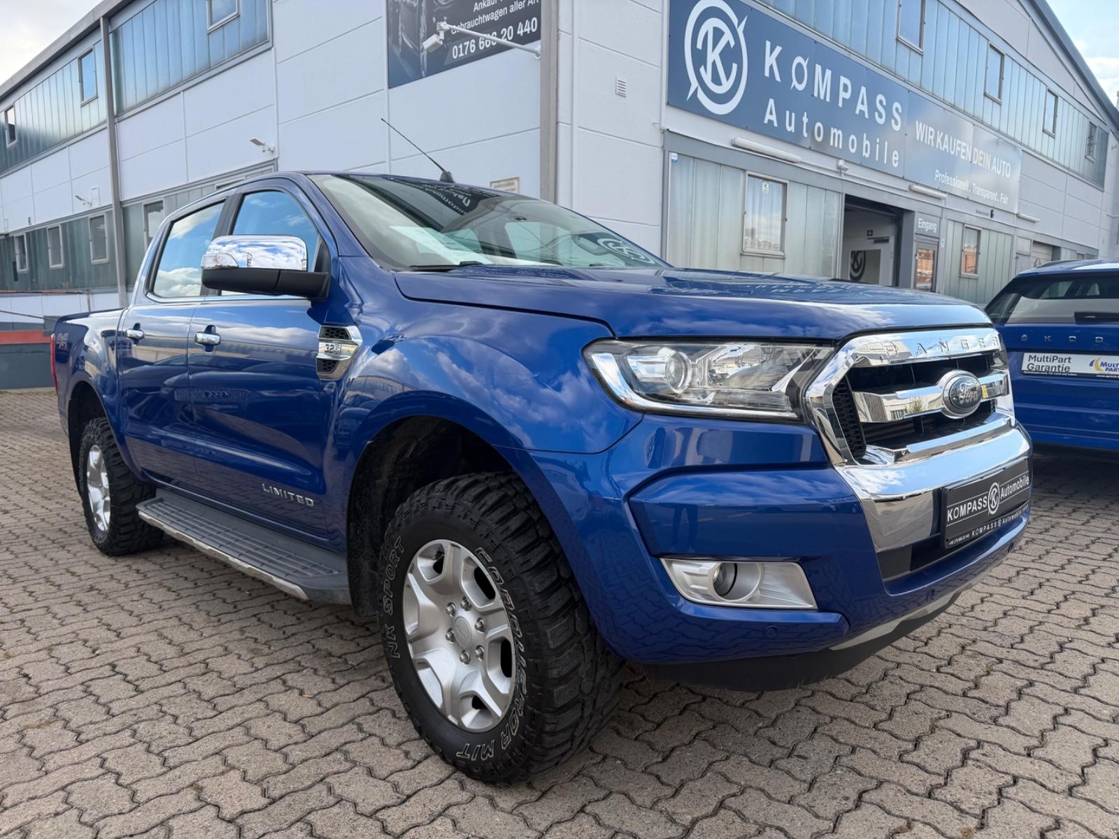 Ford Ranger Limited 3.2 TDCi 200 ch BVA 4x4 / 83 742 km / 1ère main / Cuir / Caméra