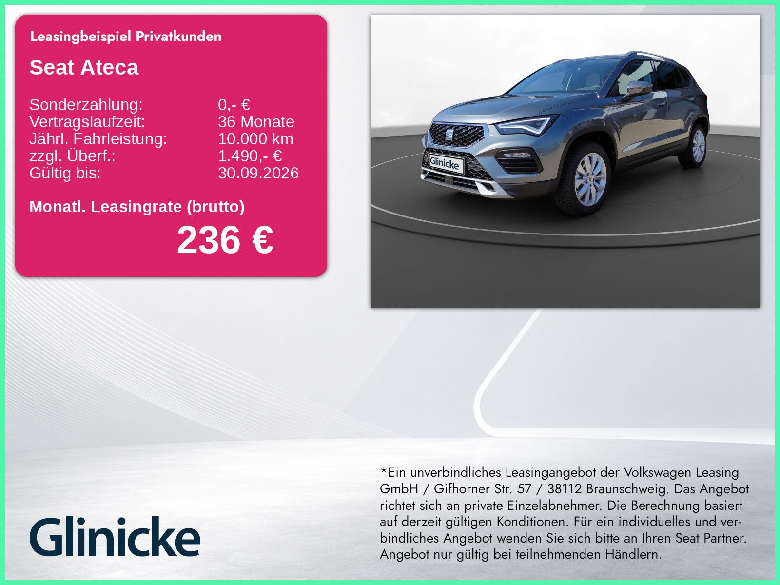 Seat Ateca 1.5 TSI DSG Road Edition