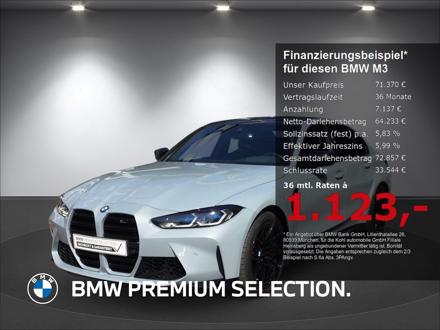 BMW M3 Competition xDrive M Drivers Package Harman K