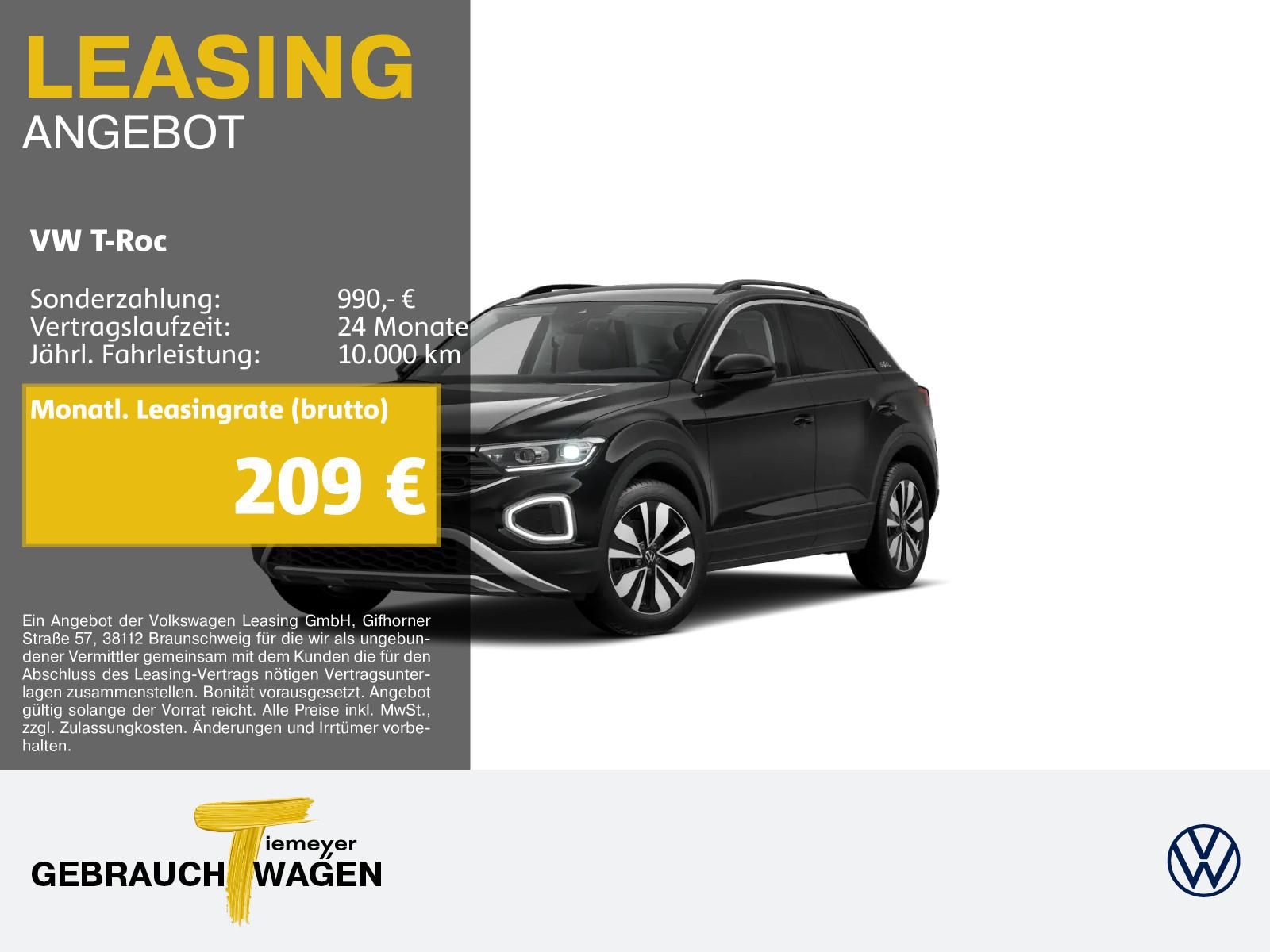 Volkswagen T-Roc 2.0 TDI DSG GOAL LED+ ASSIST AHK KAMERA