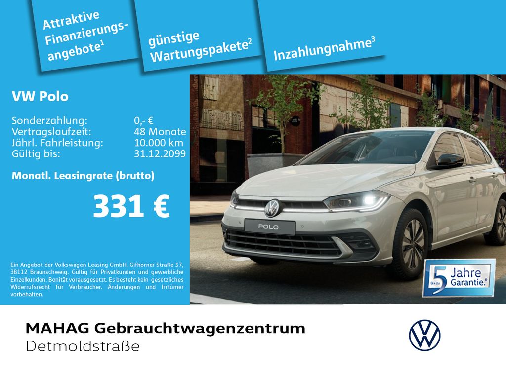 Volkswagen Polo 1.0 TSI GOAL Navi IQ.LIGHT Kamera DSG