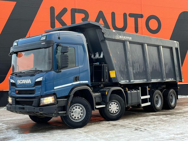 Scania P 410 8x4 EURO 3! / FULL STEEL / BIG AXLES