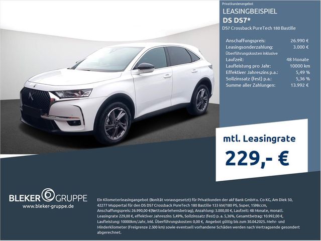 DS Automobiles DS7 Crossback PureTech 180 Bastille