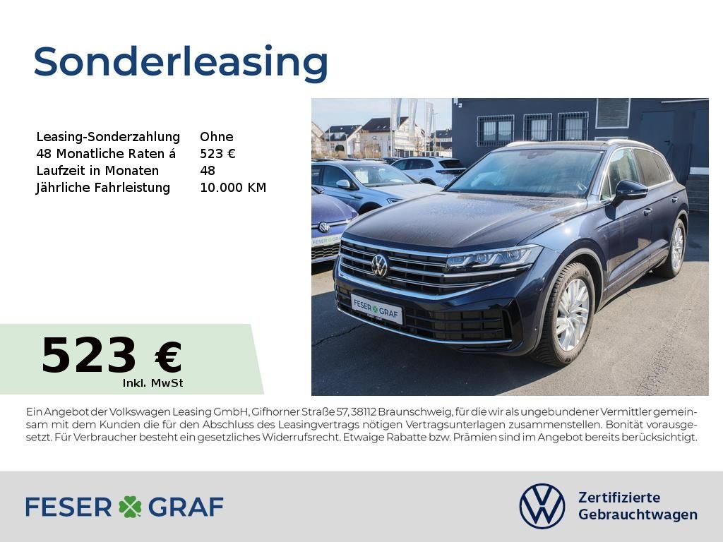 Volkswagen Touareg Elegance 3.0 TDI Navi AHK Kamera Leder L