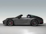 Porsche 992 911 Targa 4S Sport Chrono Paket PDCC Lift VA - Porsche mit Benzin-Antrieb: Grün, Cabrio