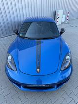 Porsche Cayman 718 + Porsche Approved/Sport AGA - blaue Porsche Cayman