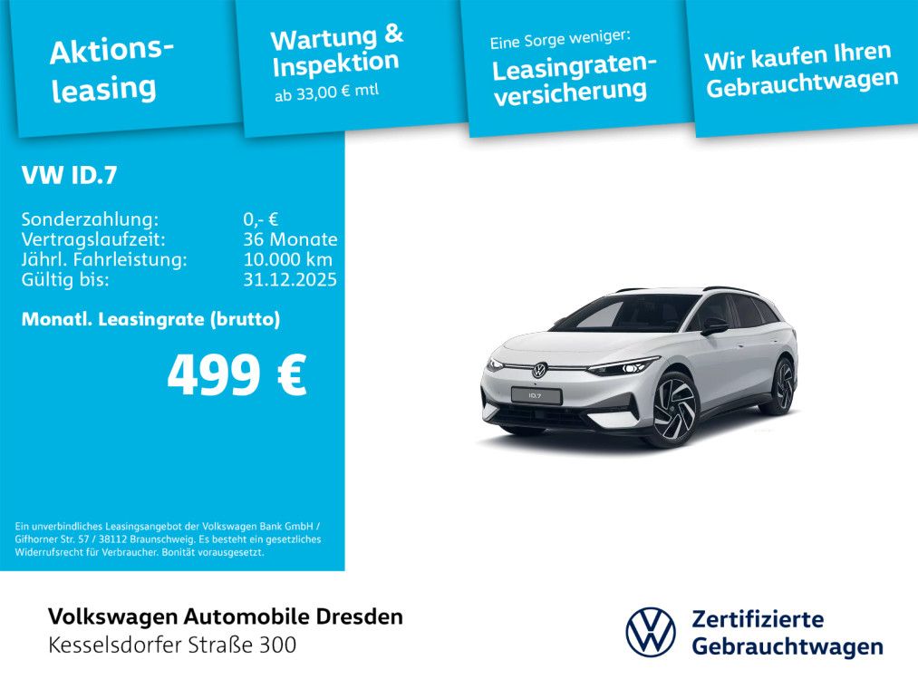 ID.7 Tourer Pro S AHZV Kamera HUD LED Navi