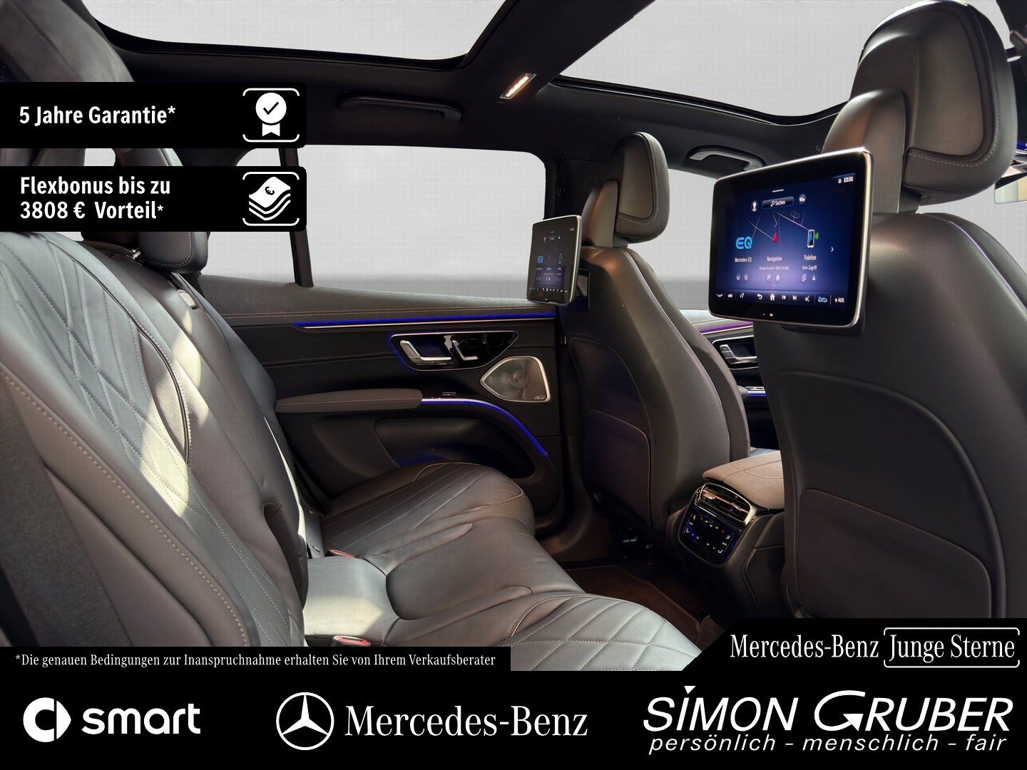 Fahrzeugabbildung Mercedes-Benz EQS 500 4M SUV AMG Hyper Fond-Entertain 7Sitze