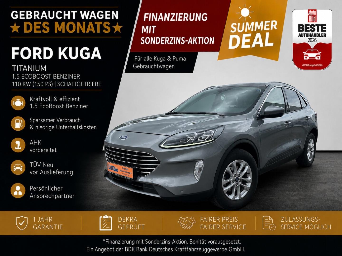 Ford Kuga Titanium X Navi LED AHK City Stop Wipa Kame