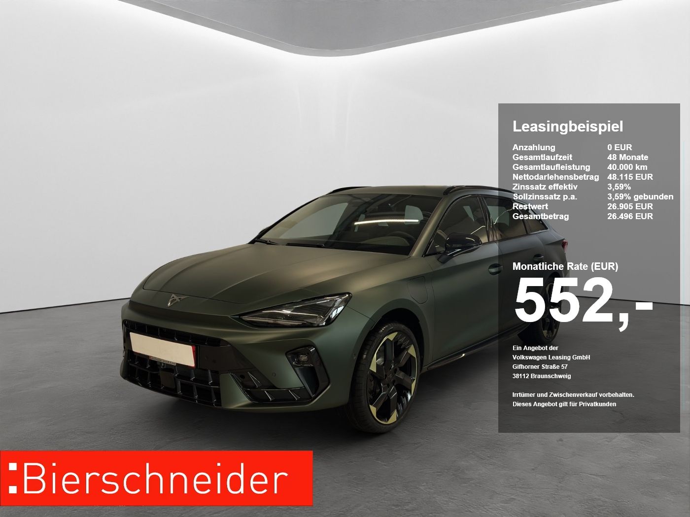 Cupra Leon SP 1.5 e-Hybrid DSG VZ Tribe Edition AHK Ka