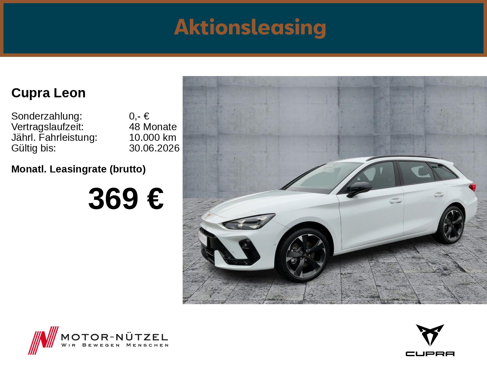 Cupra Leon ST 204PS/ Sennheiser/ MATRIX/ AHK/ NAVI/SHZ