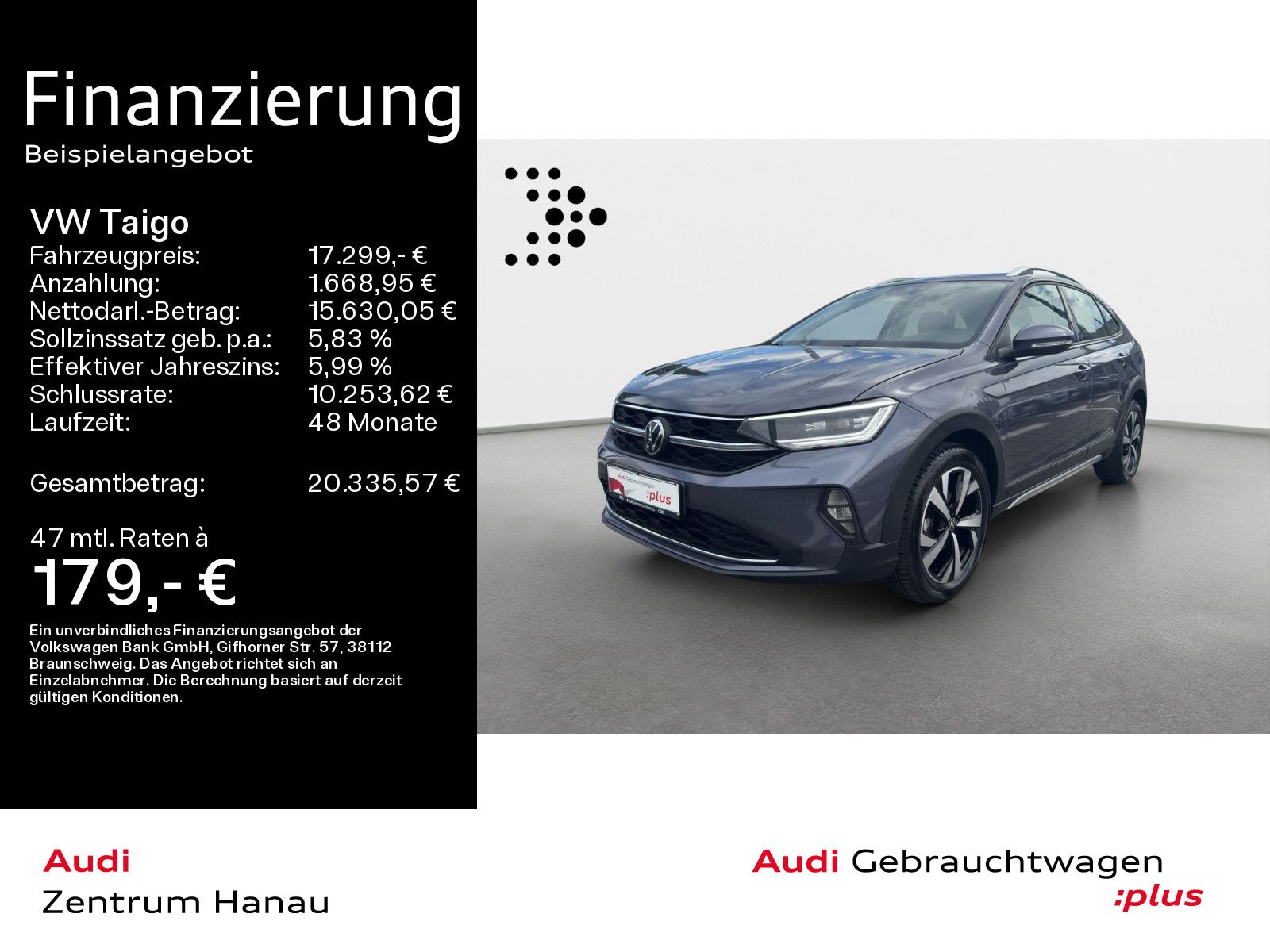 Volkswagen Taigo 1.0 TSI STYLE *IQ.DRIVE-PAKET*IQ-LIGHT*NAV