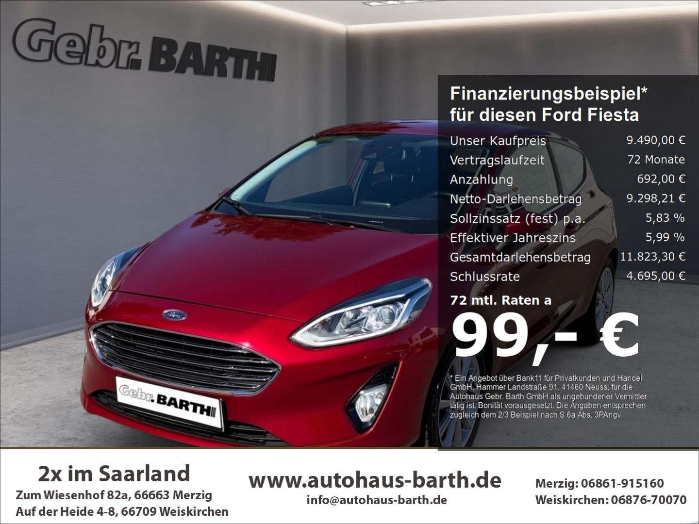 Ford Fiesta Titanium, Alus,Klima,NSW Ambientebeleucht