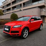 Audi Q7 - Sline 3,0 TDI, 7seat 2010, LED, VAT - rote Audi Q7