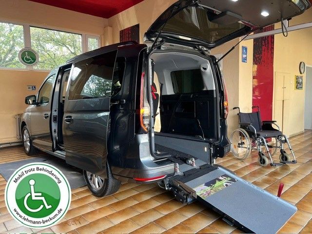 Volkswagen Caddy Maxi Rollstuhlrampe Futuresafe LED Kam 17"