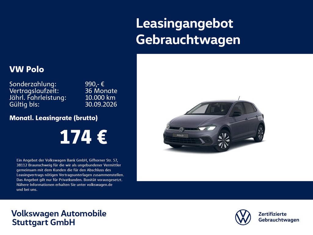 Volkswagen Polo Goal 1.0 TSI DSG  Navi AHK Kamera