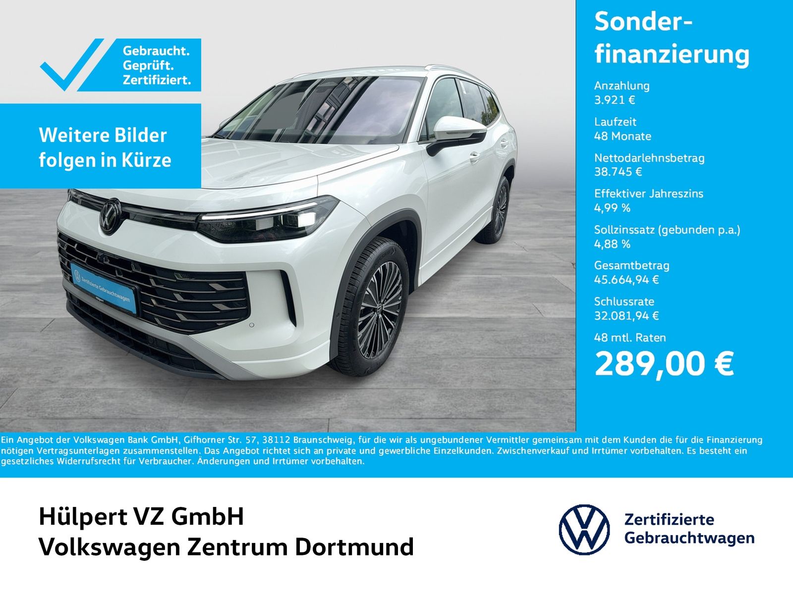 Volkswagen Tayron 2.0 ELEGANCE 4X4 7SITZE STANDHZ. 360°CAM foto 1