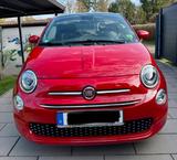 Fiat 500 - Fiat 500: Rot, Schiebedach