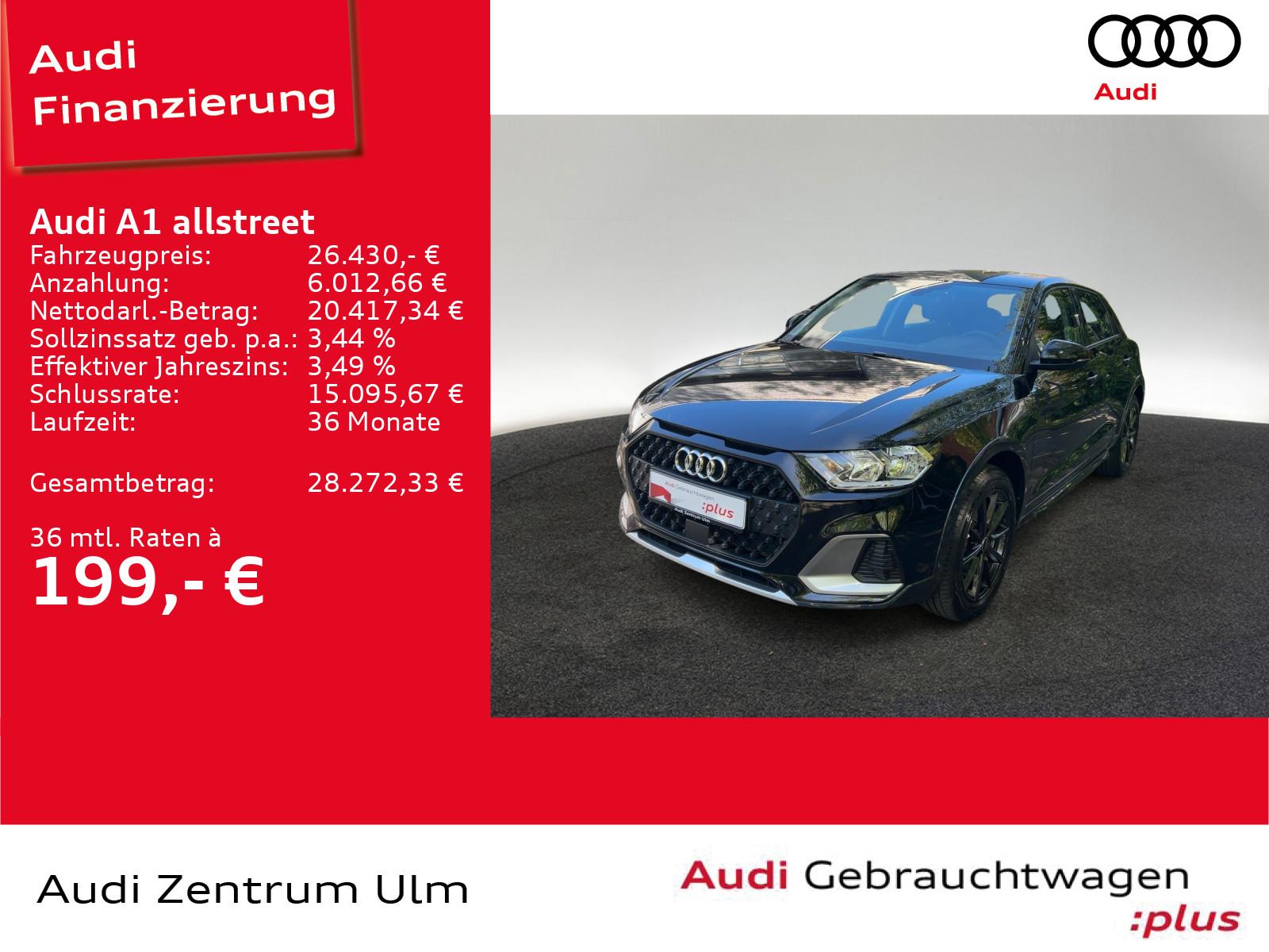 Audi A1 allstreet 30TFSI ALU17 PDC+ SHZ R-KAM 5J.GAR.