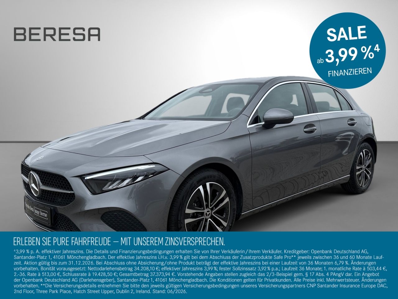 MERCEDES-BENZ A 200 Progressive LED Kamera CarPlay Winter-P.