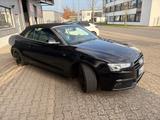 Audi A5 1.8 TFSI Cabriolet, S-Line, Top-Zustand - : Schwarz, Teilleder, Cabrio