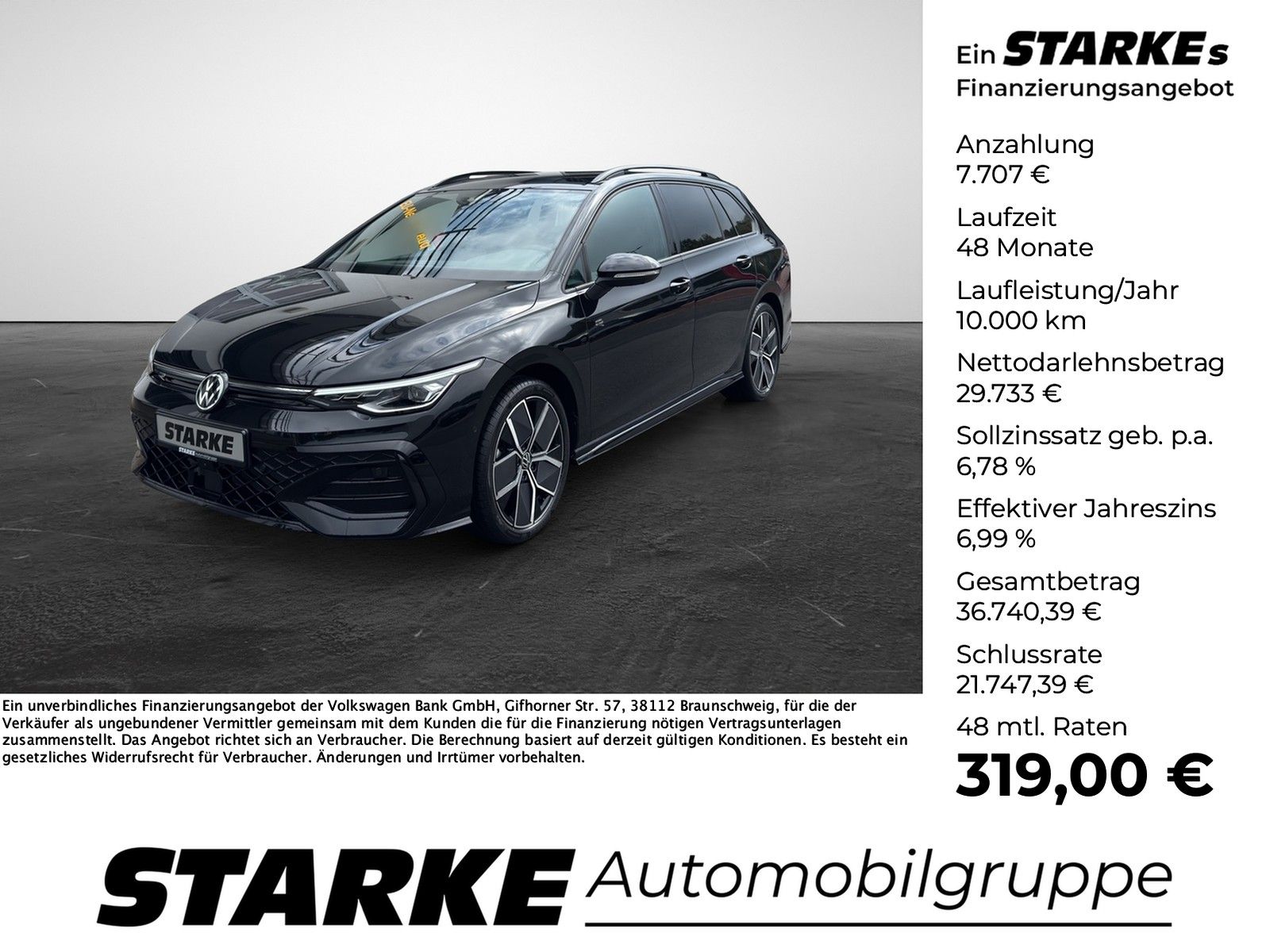 Volkswagen Golf Variant 2.0 TDI DSG R-Line  AHK Navi LED Ka