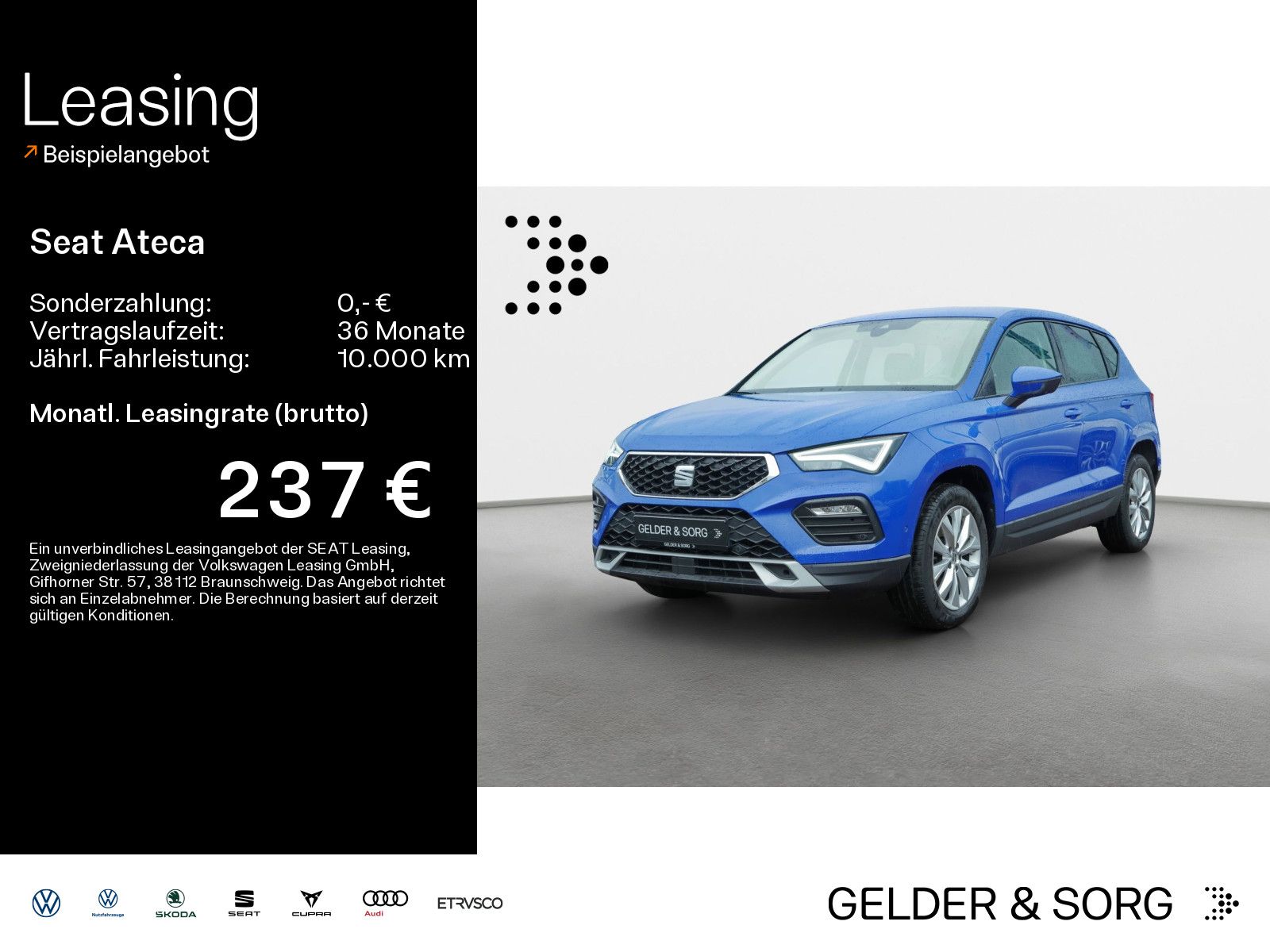 Seat Ateca Style 2.0 TDI LED*AHK*ACC*RFK*BEATS