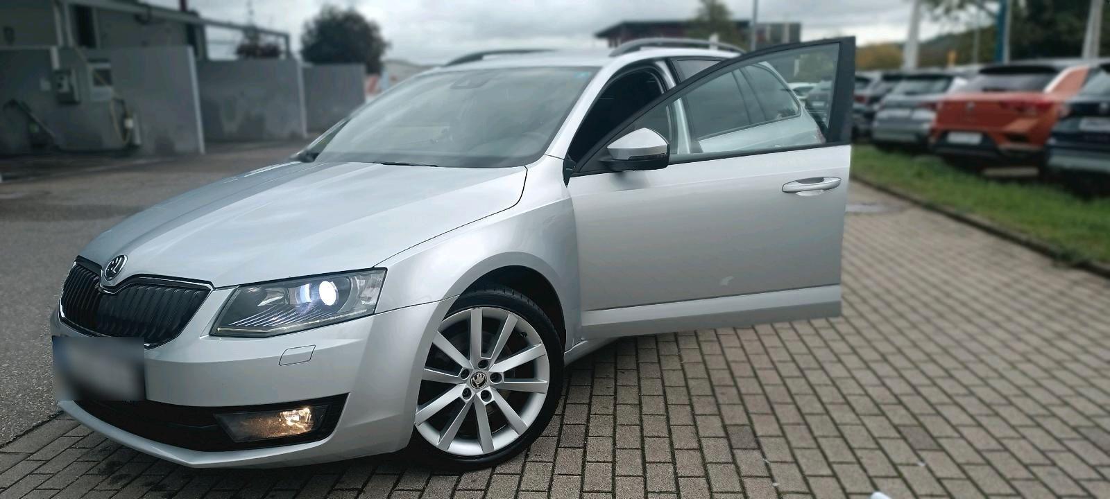 Skoda Octavia 2013 — rear view