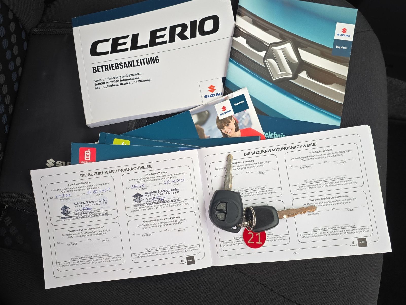 Fahrzeugabbildung Suzuki Celerio Club AUS 1.HAND+WENIG KM+TÜV SERVICE NEU