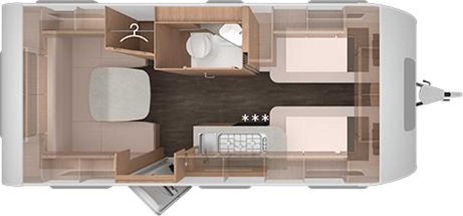 Knaus Sport 500 EU 1800kg,Design-Paket,Bettverbindung