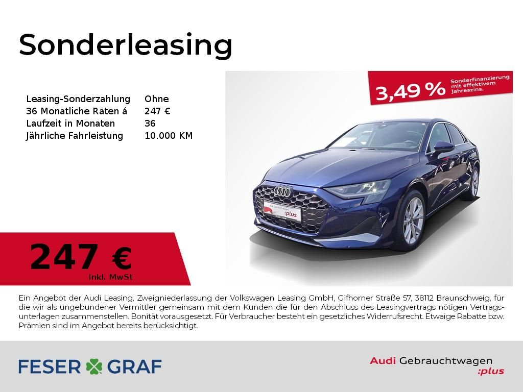 Audi A3 Limousine advanced 30 TFSI S tronic RFK 17"