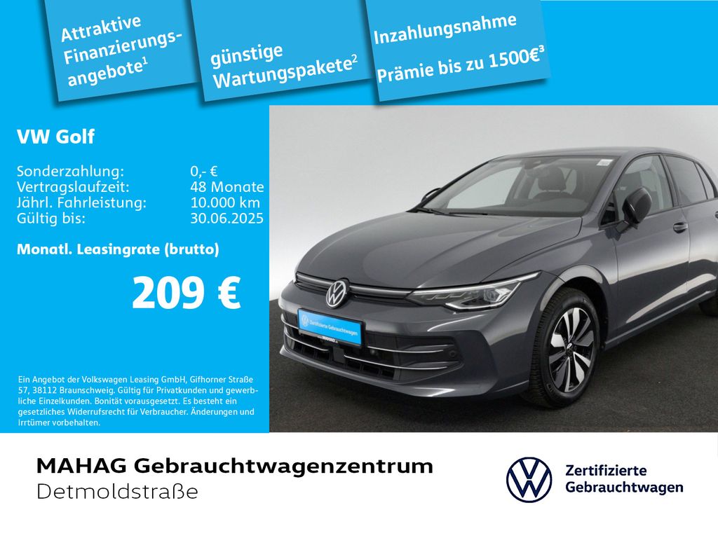Volkswagen Golf VIII 1.5 TSI GOAL AHK LED+Navi AppConnect 6